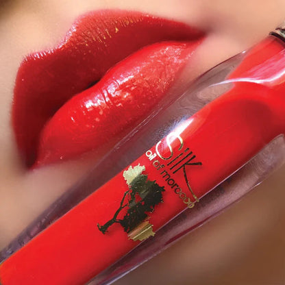 Silk Oil of Morocco - Candy Apple - Argan Vegan Lip Stain