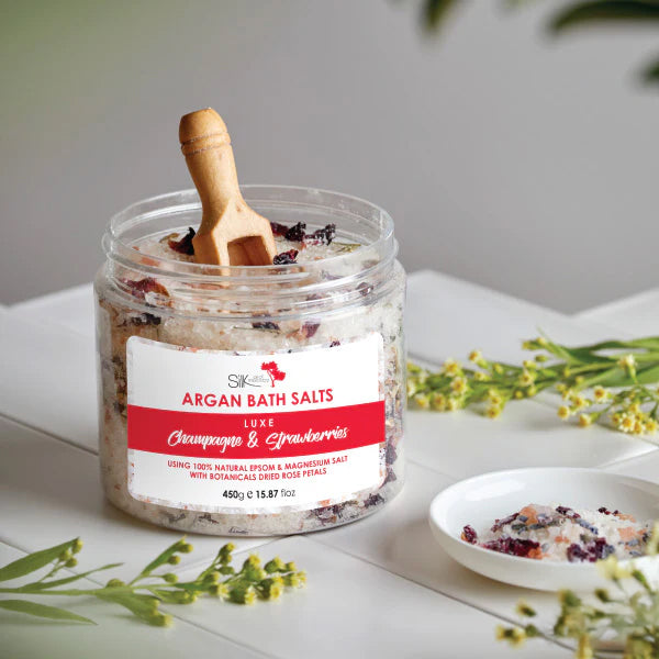 Silk Oil of Morocco - Champagne & Strawberries Argan Bath Salts