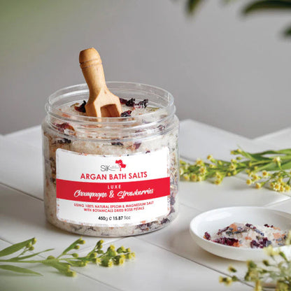 Silk Oil of Morocco - Champagne & Strawberries Argan Bath Salts