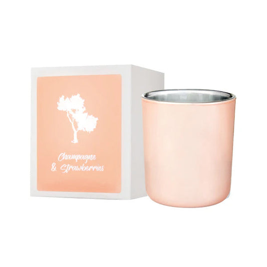 Silk Oil of Morocco - Champagne & Strawberries Luxe Natural Soy Candle