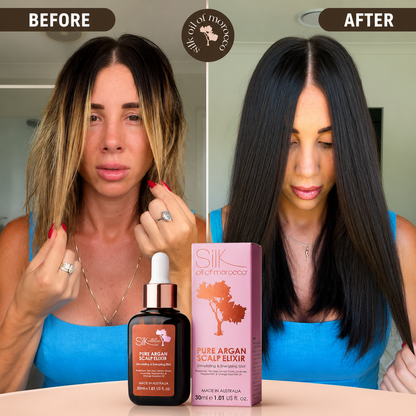 Silk Oil of Morocco - Scalp Stimulating Elixir for Hair Oiling