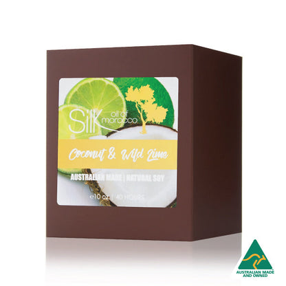 Coconut & Wild Lime Amber Natural Soy Candle