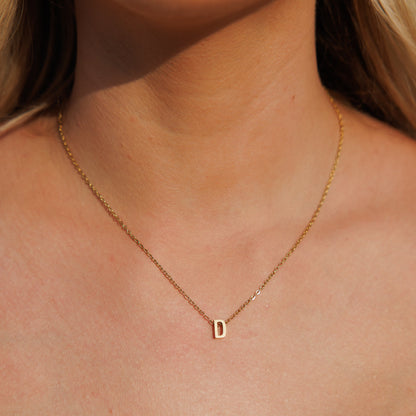 Gold Initial Necklace