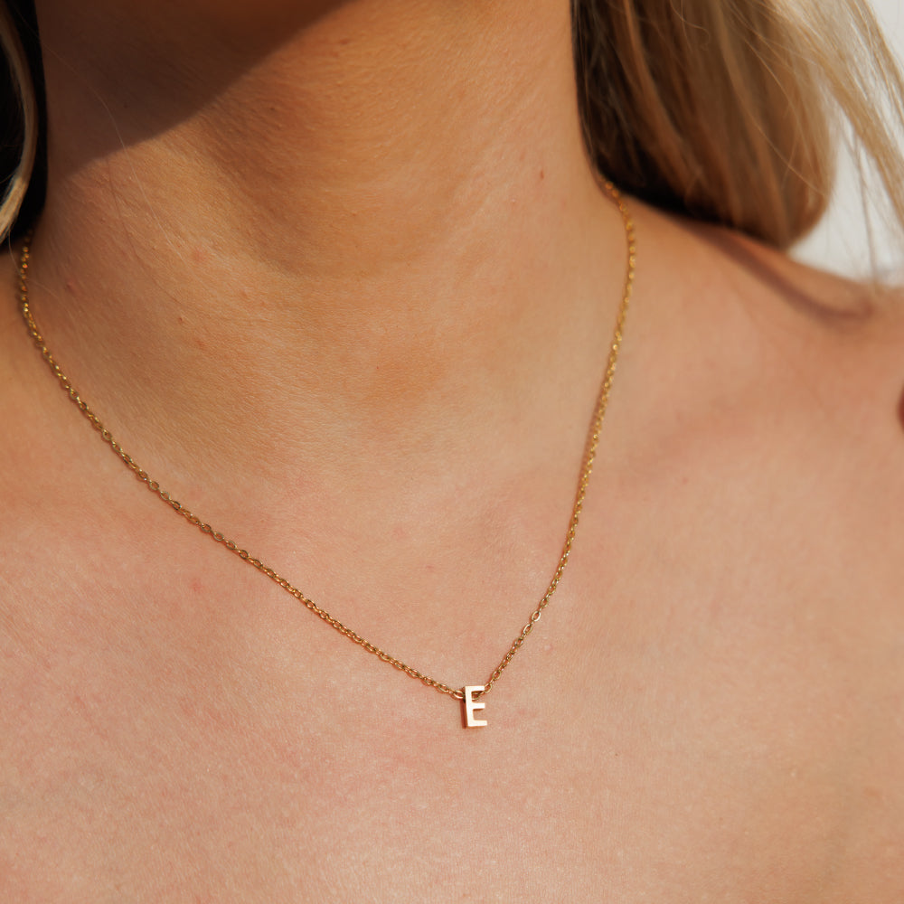 Gold Initial Necklace