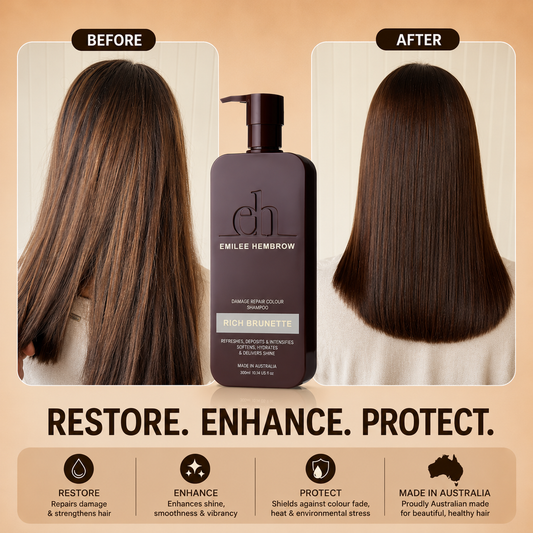Emilee Hembrow - Rich Brunette Damage Repair Argan Colour Shampoo
