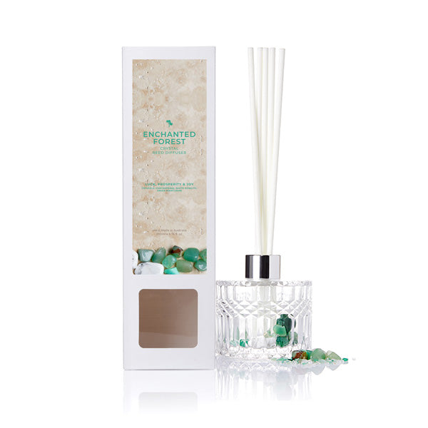 ENCHANTED FOREST Crystal Candle & Diffuser Value Pack