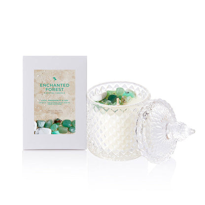 ENCHANTED FOREST Crystal Candle & Diffuser Value Pack
