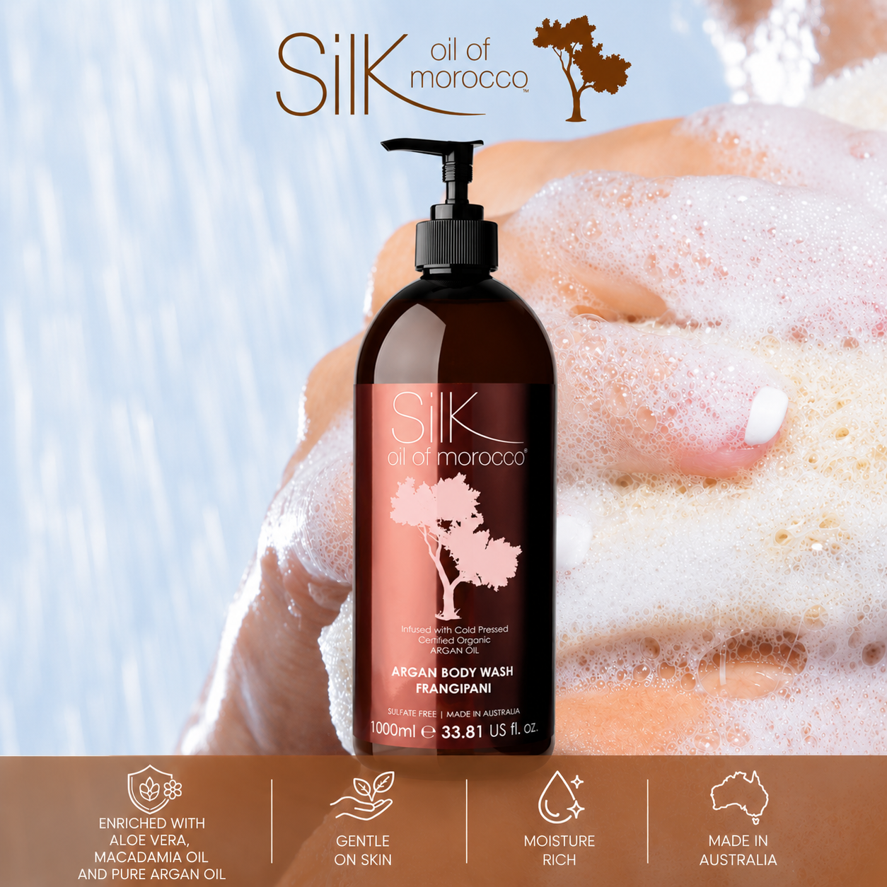 Monthly Deal- Frangipani Argan Body Wash