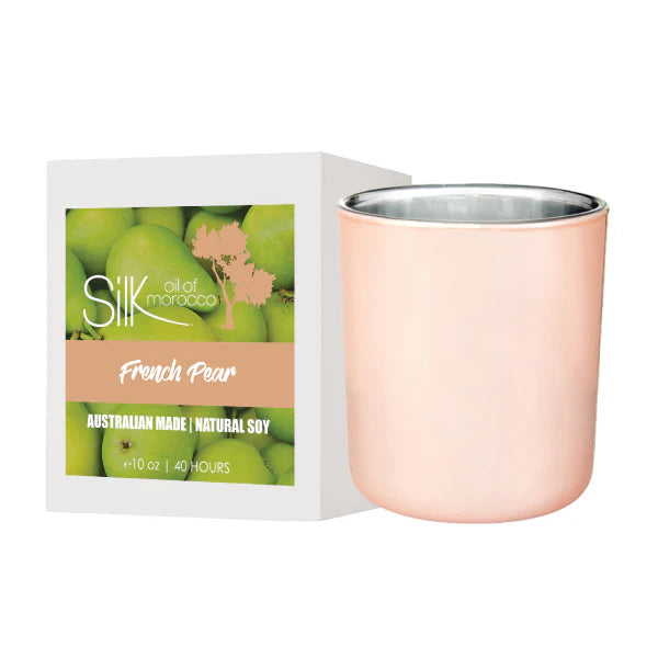 Silk Oil of Morocco - French Pear Natural Soy Candle