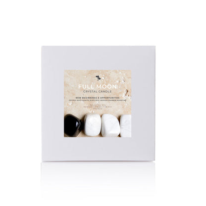 Full Moon Crystal Candle - Extra Large
