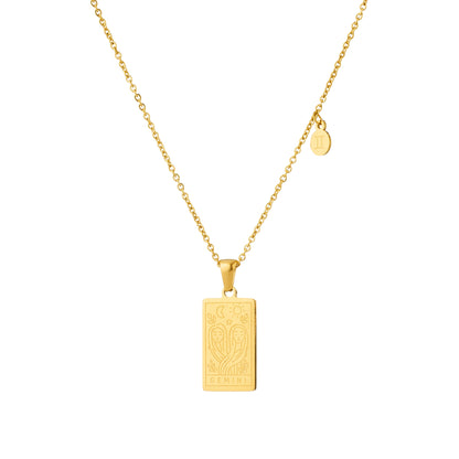 Silk Oil of Morocco - Zodiac Sign Pendant Necklace
