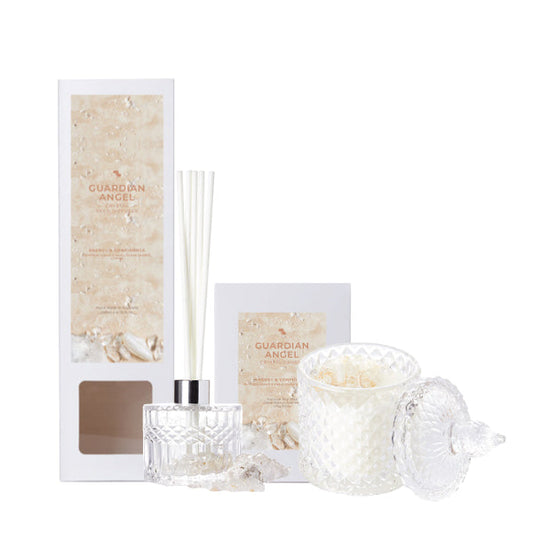 GUARDIAN ANGEL Crystal Candle & Diffuser Value Pack