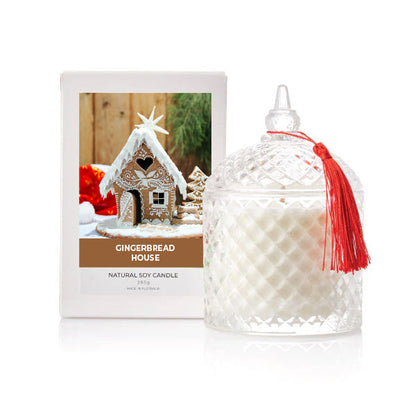 Gingerbread House Candle