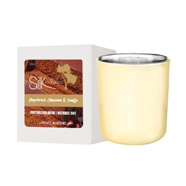 Silk Oil of Morocco - Gingerbread Cinnamon & Vanilla Natural Soy Candle
