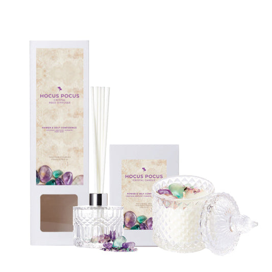 HOCUS POCUS Crystal Candle & Diffuser Value Pack