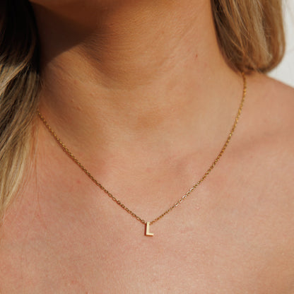 Gold Initial Necklace