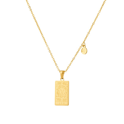 Silk Oil of Morocco - Zodiac Sign Pendant Necklace