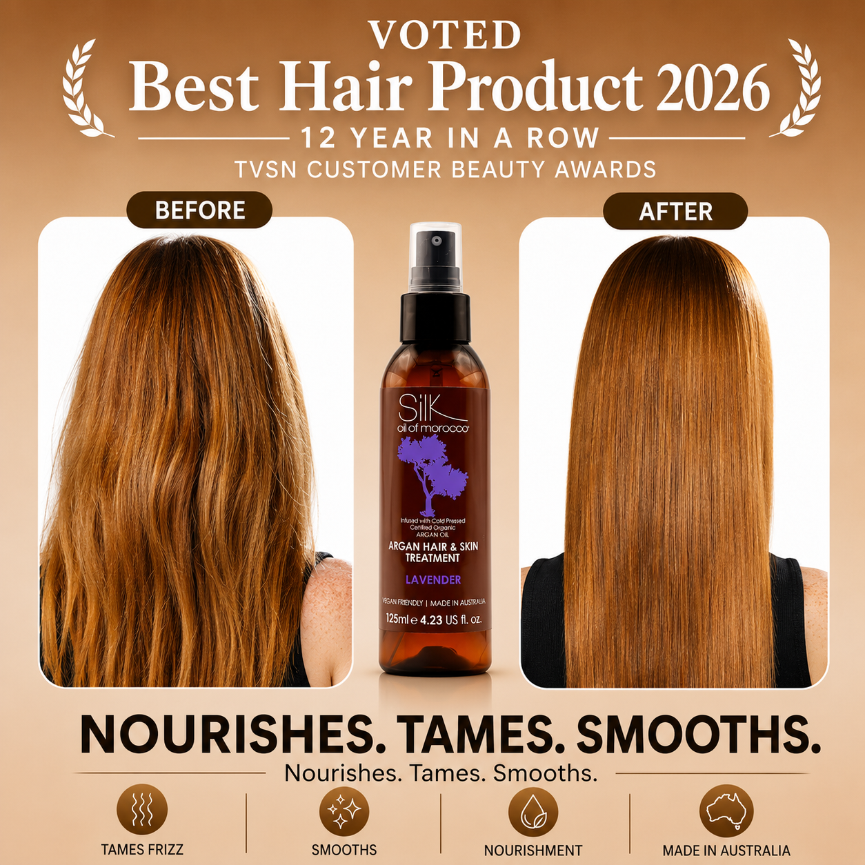 Silk Oil of Morocco - Lavender Argan Hair & Skin Treatment Serum