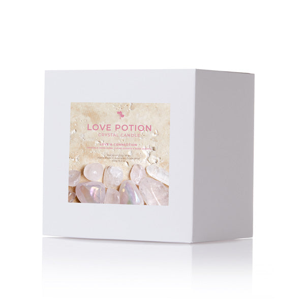 Love Potion Large Crystal Candle - Large