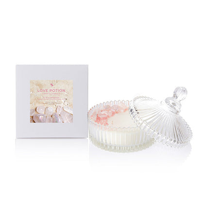 Love Potion Large Crystal Candle - Large