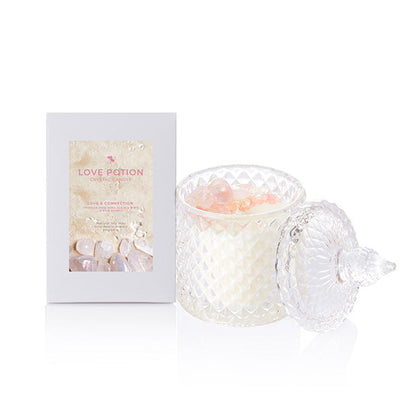 LOVE POTION Crystal Candle & Diffuser Value Pack