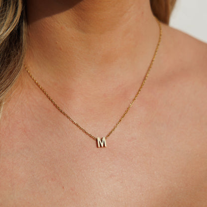 Gold Initial Necklace