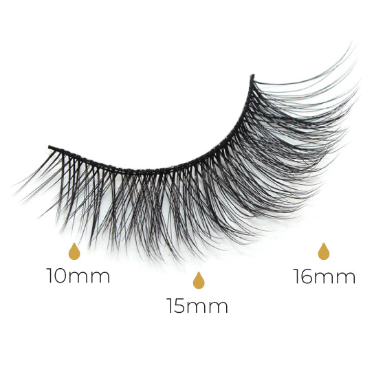 Faux Mink Lashes & Lash Bond Liner Clear - Value Pack