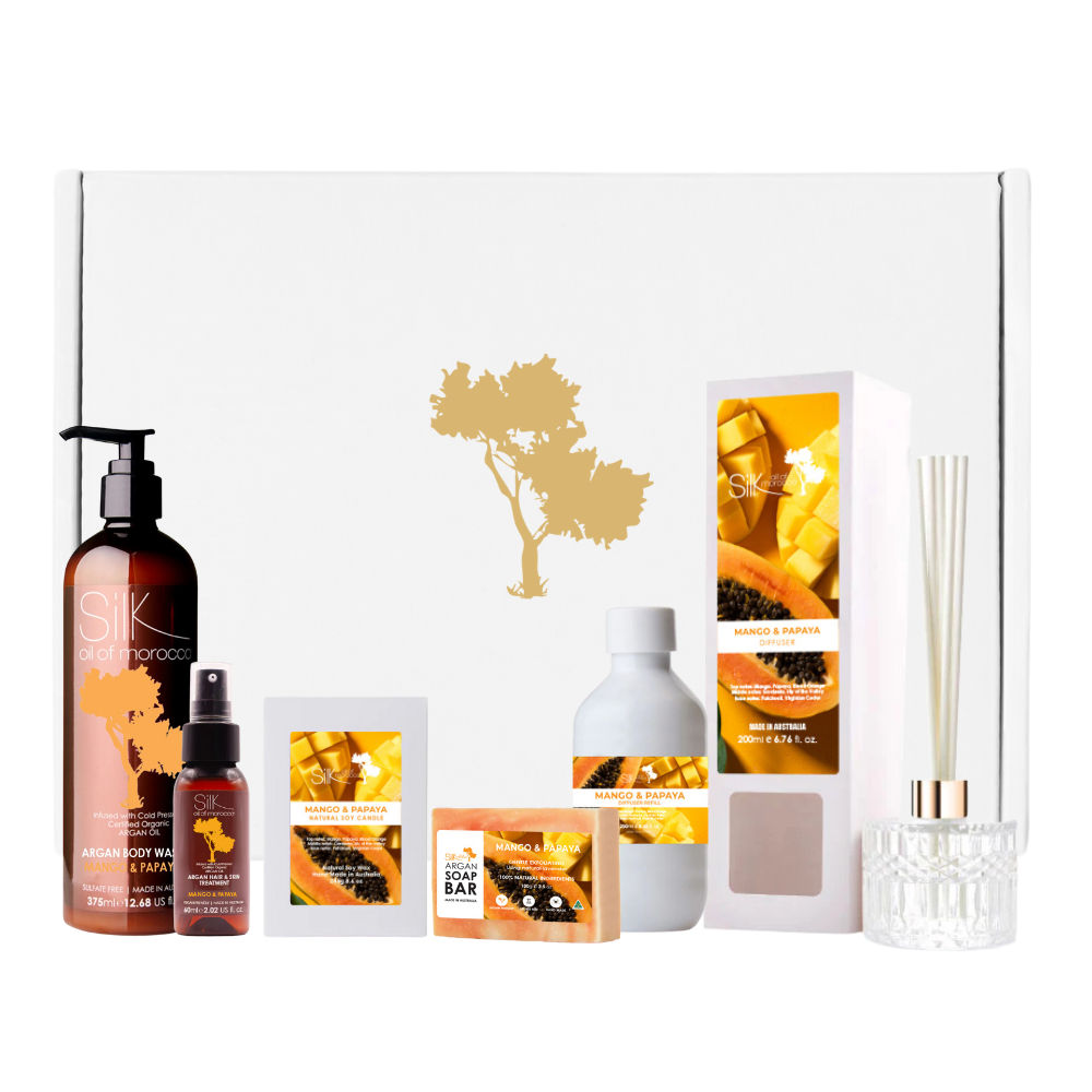 Silk Oil of Morocco - Ultimate Mango & Papaya Fragrance Hamper