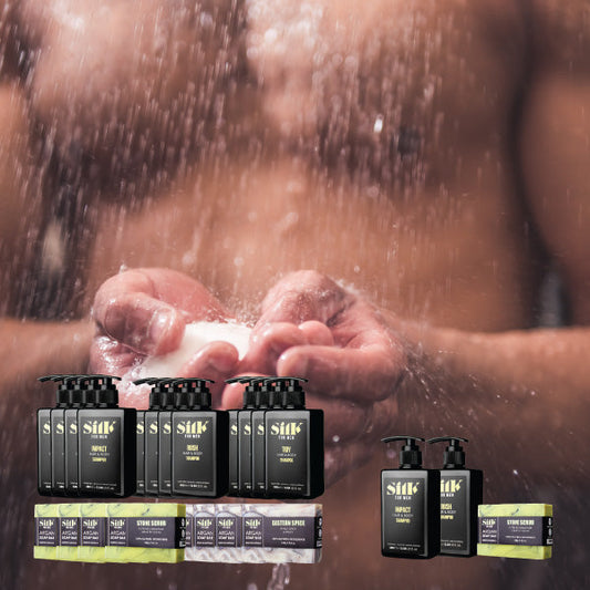 Men's Argan Hair & Body with Soap Starter Pack