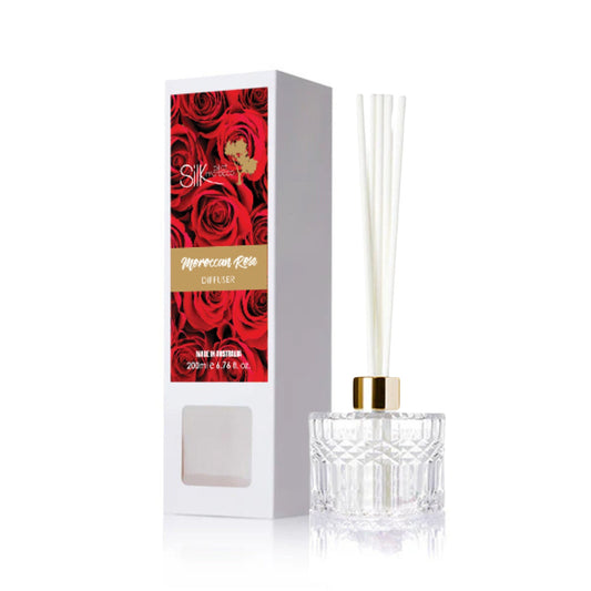 Silk Oil of Morocco -Moroccan Rose Amber Reed Diffuser