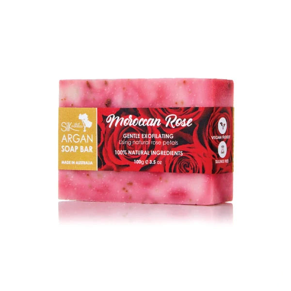 Moroccan Rose Argan Soap Bar
