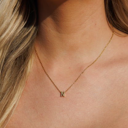 Gold Initial Necklace