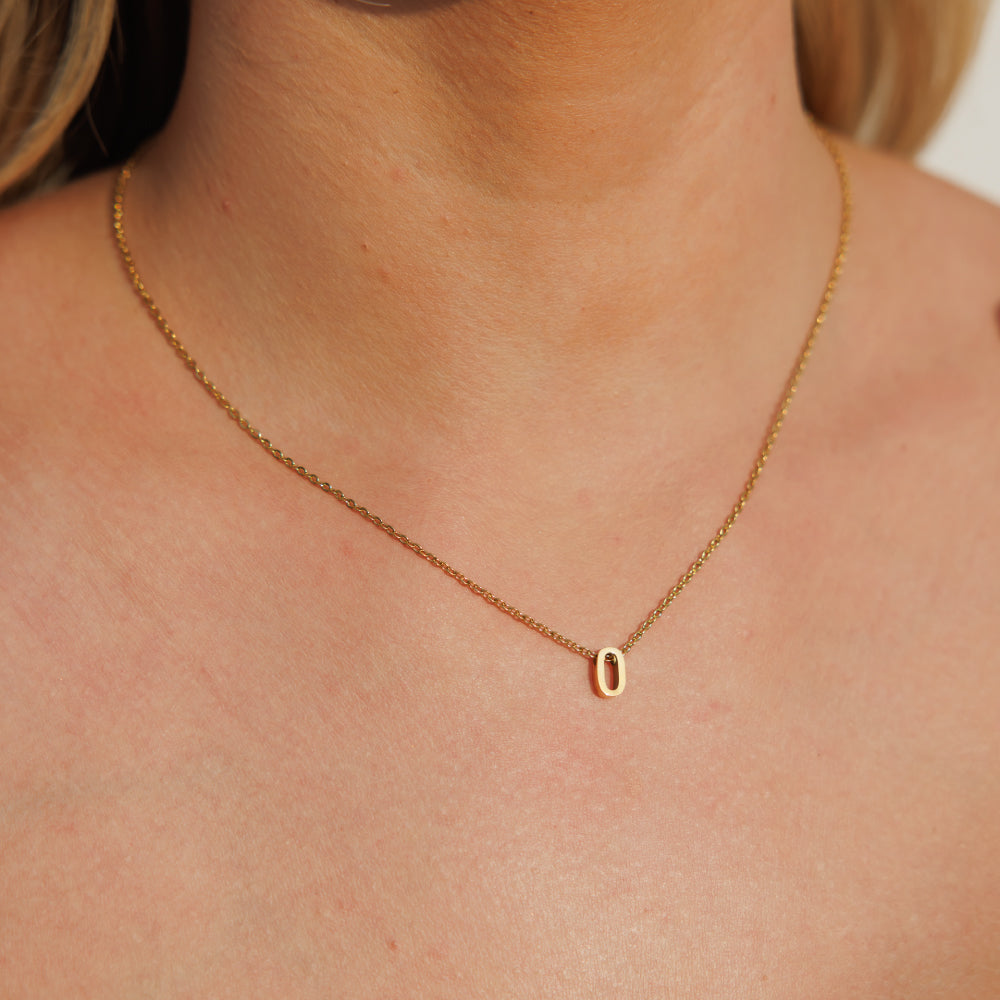 Gold Initial Necklace