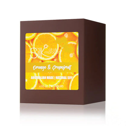Silk Oil of Morocco - Orange & Grapefruit Amber Natural Soy Candle
