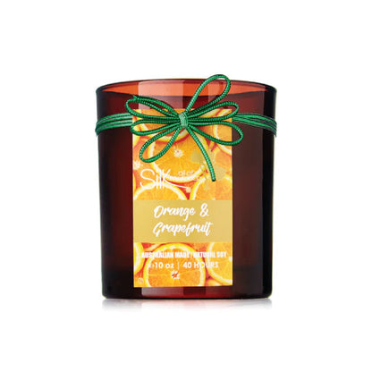 Silk Oil of Morocco - Orange & Grapefruit Amber Natural Soy Candle