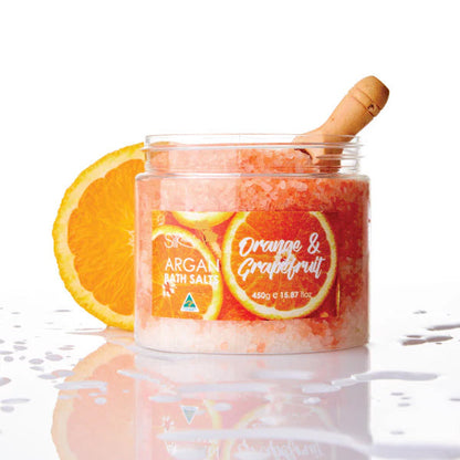 Silk Oil of Morocco - Orange & Grapefruit Argan Bath Salts