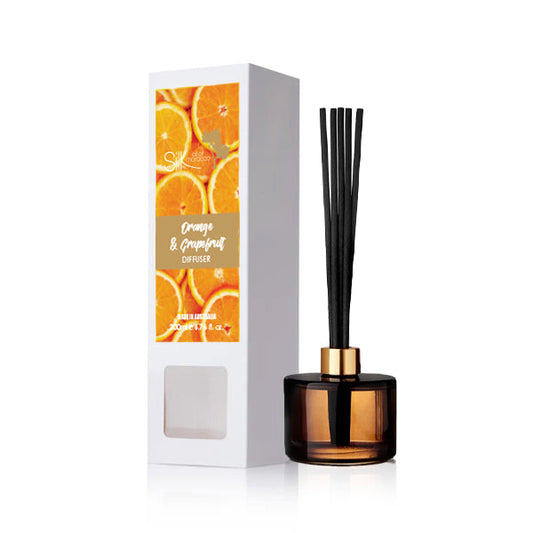 Orange & Grapefruit Amber Reed Diffuser