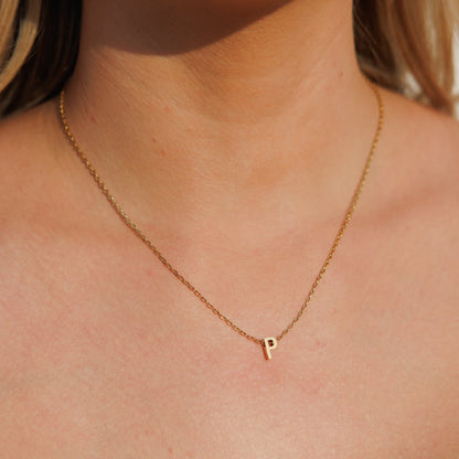 Gold Initial Necklace