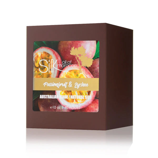 Silk Oil of Morocco - Passionfruit & Lychee Amber Natural Soy Candle