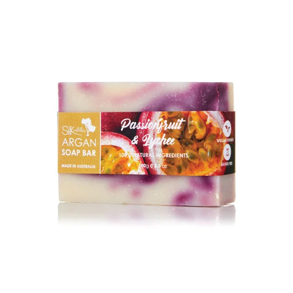 Passionfruit & Lychee Argan Soap Bar
