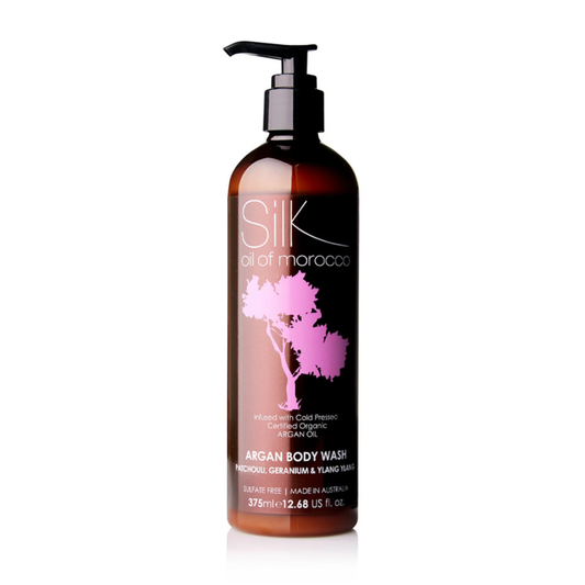 Patchouli, Geranium & Ylang Ylang Argan Body Wash