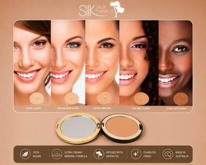 Silk Oil of Morocco - Argan Cream Compact Mineral Foundation