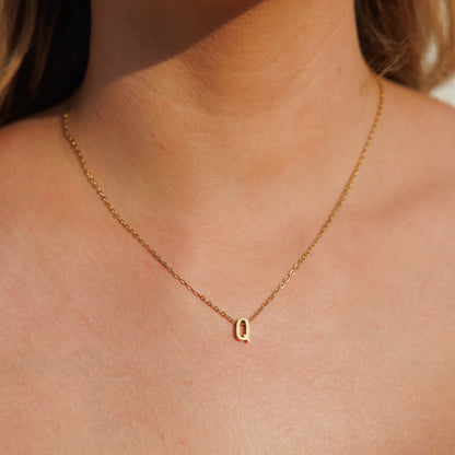 Gold Initial Necklace
