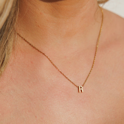 Gold Initial Necklace