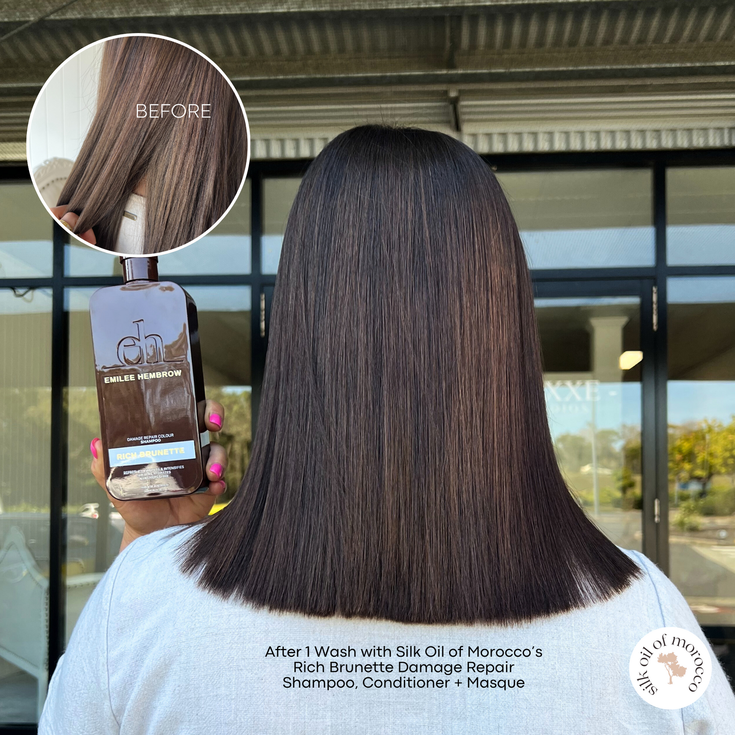 Emilee Hembrow - Rich Brunette Damage Repair Argan Colour Conditioner