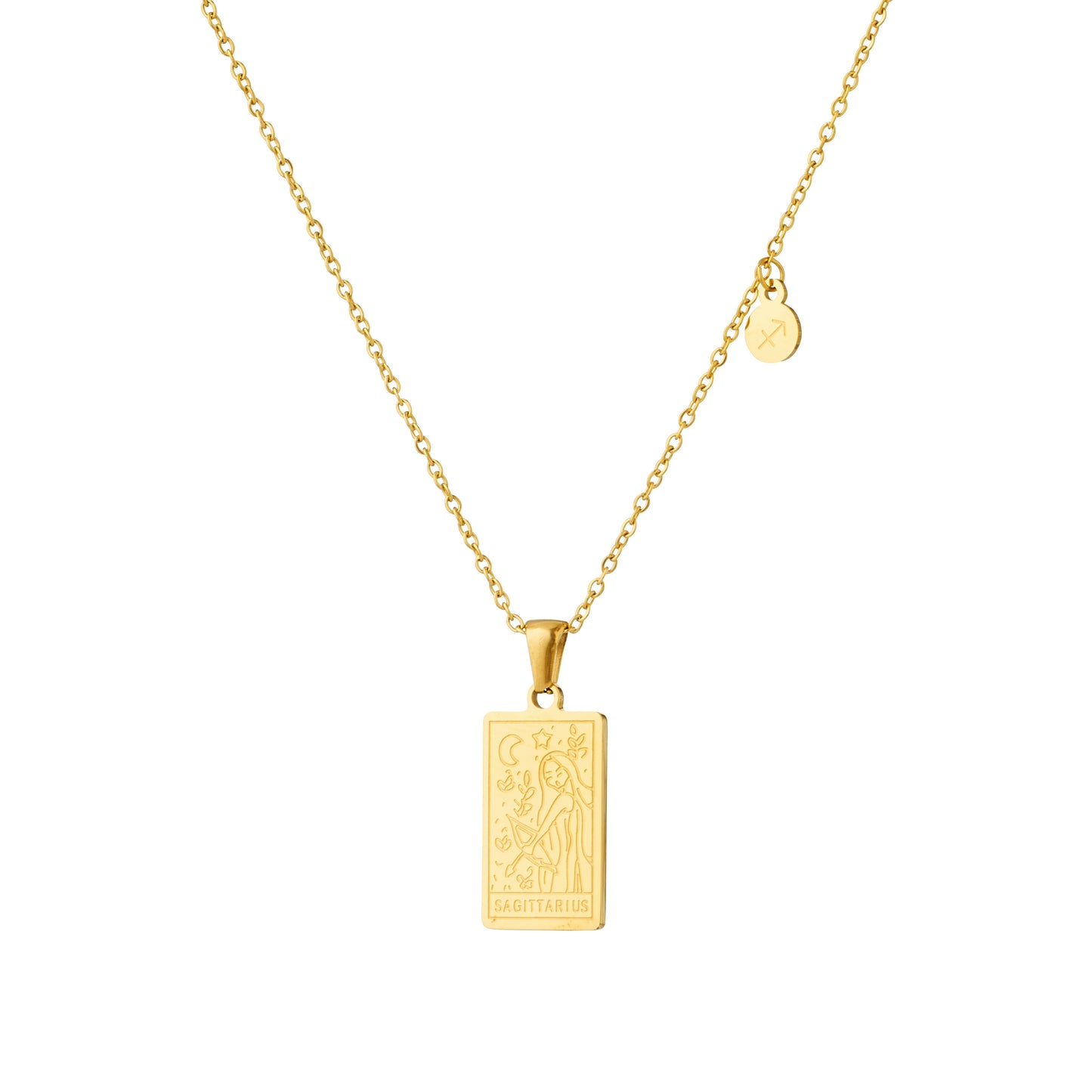 Silk Oil of Morocco - Zodiac Sign Pendant Necklace