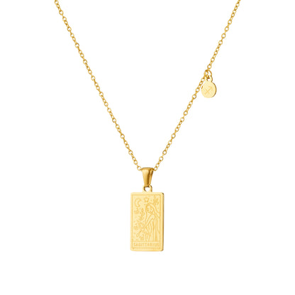 Silk Oil of Morocco - Zodiac Sign Pendant Necklace