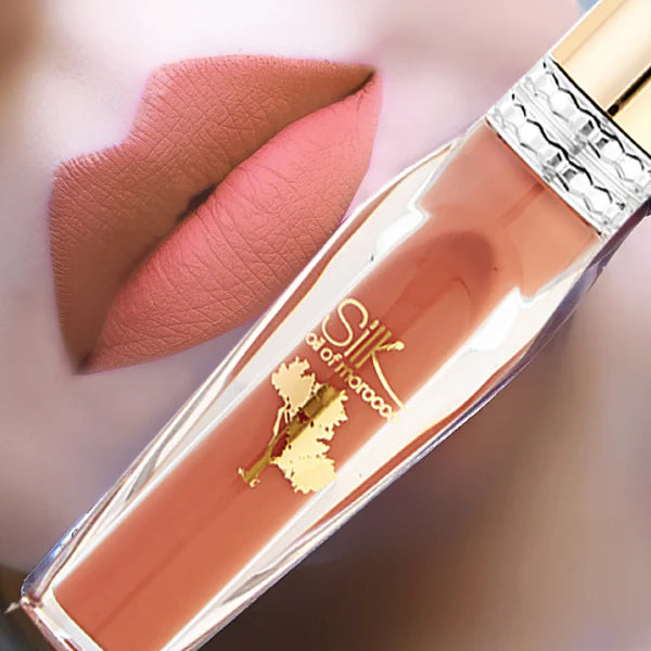 Silk Oil of Morocco - Salted Caramel - Argan Vegan Matte Liquid Lipstick