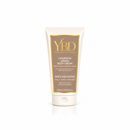 Your Beauty Dupe - She's Delicious Argan Body Cream - Inspired by Kayali Vanilla 28