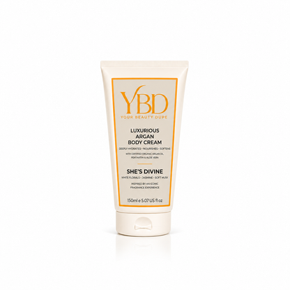 Your Beauty Dupe - She's Divine Argan Body Cream - Inspired J'Adore Dior